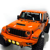 Jeep Gladiator Baja Steel Front Bumper with 3 LED Lights 2020-2026
