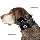 Plastic Clip Collar - MOPAR Logo Repeat Black/White