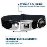 Dodge Viper Seatbelt Buckle Collar - Dodge Viper REPEAT w/Text