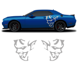 Dodge Challenger Demon Side Graphics – Premium OEM Style (2011–2022) – 2-Piece Vinyl Kit