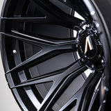 Apocalypse GEN 3 BLACK Rim for Jeep Wrangler and Jeep Gladiator (22x14) Ultimate Offset