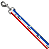 Dog Leash - MOPAR Logo/Stripe Blue/White/Red