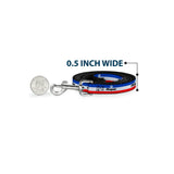 Dog Leash - MOPAR Logo/Stripe Blue/White/Red