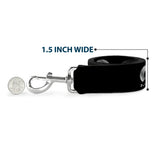 Dog Leash - MOPAR Logo Repeat Black/Silver Gradient