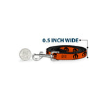 Dog Leash - MOPAR Logo Repeat Orange/Black