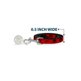 Dog Leash - MOPAR Logo Repeat Red/Black