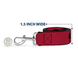 Dog Leash - MOPAR Logo Repeat Fuchsia/Black