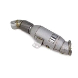 High Flow T304 Stainless Exhaust Downpipe for Toyota Supra A90 BMW G20 G29 M340i 3.0T