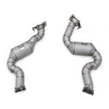 Catted High Flow 304 Stainless Exhaust Downpipe for Audi RS6 C7 4.0TT