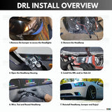Dodge Charger Flow Series DRL Boards (for 2011-2014 Spec-D Headlights)