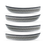 2015–2024 Dodge Charger Clear White LED Side Markers Set