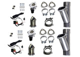 Granatelli Motor Sports Electronic Exhaust Cutout Kit 303525D - Mild Steel Slip-Fit - 2.50"