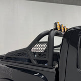 F150 ALUMINUM CHASE RACK 2021-2026 WITH (4) 6” LED FLOOD LIGHTS bed cage