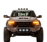 RAM TRX Baja Front Bumper w/ 3 Center Lights & Skid Plate 2021-2024