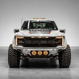 FORD F-150 RAPTOR AND RAPTOR R 2021-2026 BAJA STEEL BUMPER WITH 3 CENTER LED LIGHTS and Skid Plate