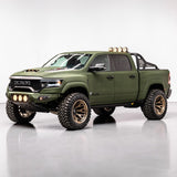 RAM TRX 2021-2024 REAR BED CHASE RACK WITH (4) 6” LED LIGHTS ALL ALUMINUM