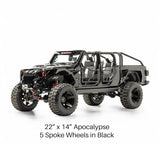 Apocalypse 5 Spoke Wheel for Jeep Wrangler and Gladiator 5 Lug (Bronze)