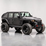 Apocalypse GEN 3 BLACK Rim for Jeep Wrangler and Jeep Gladiator (22x14) Ultimate Offset