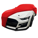 2005-2024 Ford Mustang Ultraguard Stretch Satin Indoor Car Cover - Red