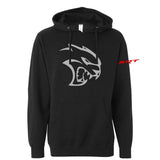 Dodge SRT Hellcat Hoodie Sweatshirt Blackout