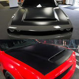 2008-2023 Dodge Challenger Hood Demon Style Aluminum Black Car Hood