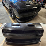 2008-2023 Dodge Challenger Hood Hellcat Style Aluminum Black Car Hood
