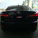 2007-2013 Lexus IS Series LED Tail Lights — Smoke & Red
