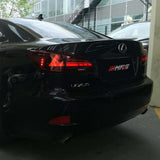 2007-2013 Lexus IS Series LED Tail Lights — Smoke & Red