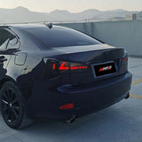 2007-2013 Lexus IS Series LED Tail Lights — Smoke & Red