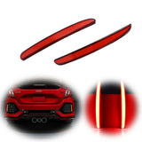 HRS 2017-21 Honda Civic 10th Gen Hatchback FK7 FK8 LED Reflectors - V1