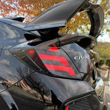 HRS 2017-21 Honda Civic 10th Gen Hatchback FK7 FK8 LED Tail Lights - V2