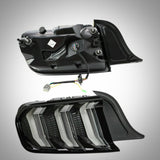 2018-2023 Ford Mustang Sequential LED Tail Lights — Clear Lens