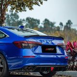HRS 2022-26 Honda Civic 11th Gen Sedan Carbon Fiber R Style Spoiler