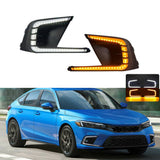 HRS 2022-24 Honda Civic 11th Gen Sedan/Hatchback DRL Plus Fog Lights - V1