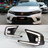 HRS 2022-24 Honda Civic 11th Gen Sedan/Hatchback DRL Plus Fog Lights - V1