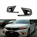 HRS 2022-24 Honda Civic 11th Gen Sedan/Hatchback DRL Plus Fog Lights - V1
