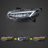 HRS 17-21 Honda Civic 10th Gen Sedan LED Headlights