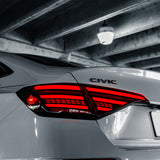 HRS 2022-26 Honda Civic 11th Gen Sedan LED Tail Lights - The Elite Series
