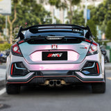 HRS 2017-21 Honda Civic 10th Gen Hatchback FK7 FK8 Type-R Carbon Fiber Spoiler