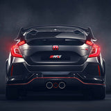 HRS 2017-21 Honda Civic 10th Gen Hatchback FK7 FK8 Type-R Carbon Fiber Spoiler