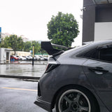 HRS 2017-21 Honda Civic 10th Gen Hatchback FK7 FK8 Mugen Style Carbon Fiber Spoiler