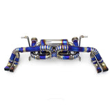 Titanium True F1 Valved Exhaust System for Audi R8 2008–15 Type 42