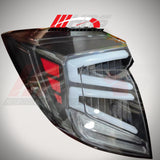 HRS 2017-21 Honda Civic 10th Gen Hatchback FK7 FK8 LED Tail Lights - V3