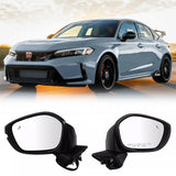 HRS 2022-26 Honda Civic 11th Gen Sedan/Hatchback Power Folding Mirrors - The Elite Series