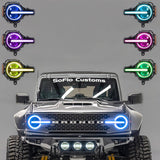 Ford Bronco RGB Halo Headlights 2021-2026