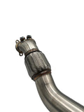 SPDZ1 K Series Header Downpipe 12-15 Civic Si & 13-15 Acura ILX Stainless Bellmouth