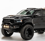 RAM TRX Baja Front Bumper w/ 3 Center Lights & Skid Plate 2021-2024