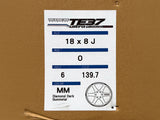 Volk Racing TE37 Ultra Large PCD M-Spec 18x8 +0 6x139.7 Diamond Dark Gunmetal (Set of 4)