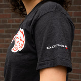 Mens T-Shirt Dodge SRT Hellcat (Heather Black)