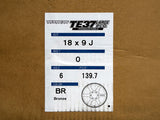 Volk Racing TE37 Large PCD Progressive Model II 18x9 +0 6x139.7 Bronze (Set of 4)